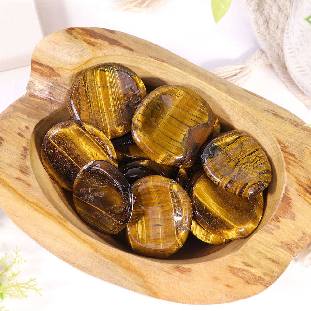 Tiger's Eye Worry Stone