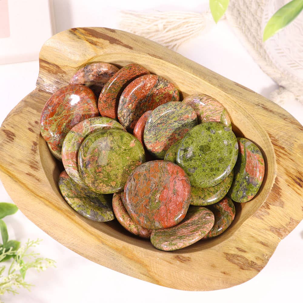 Unakite Worry Stone