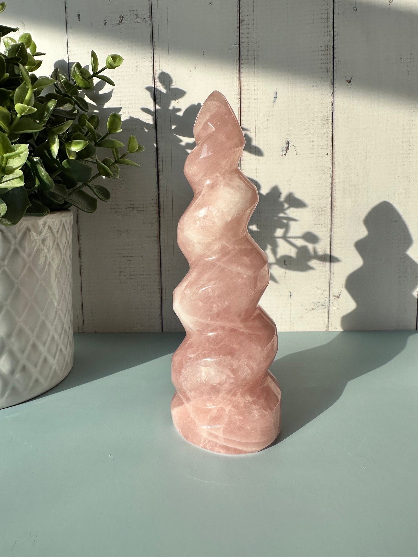 Rose Quartz Skinny Flame