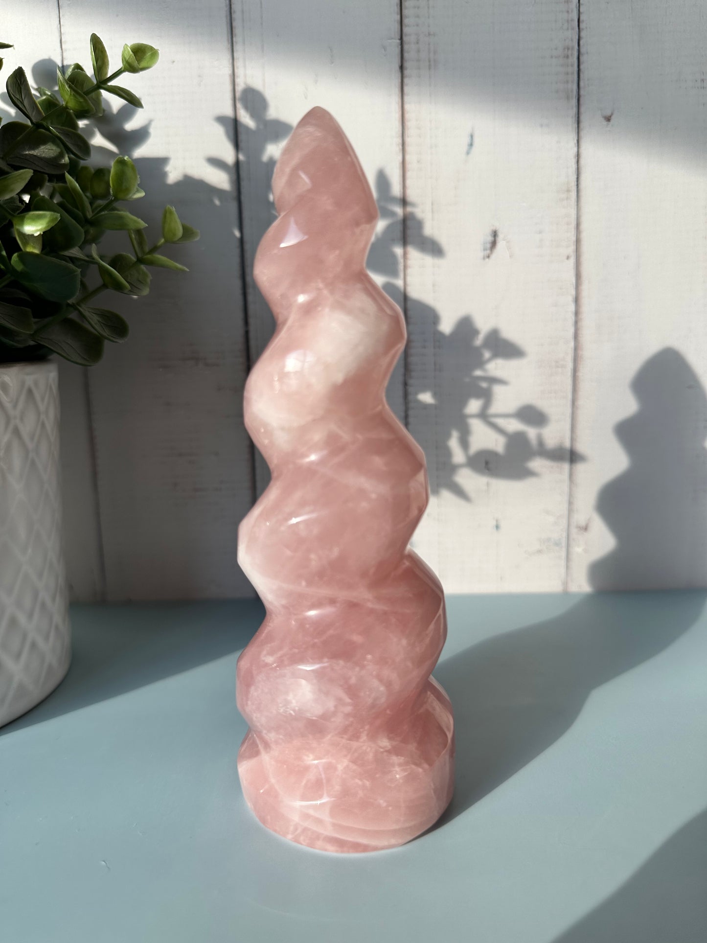 Rose Quartz Skinny Flame