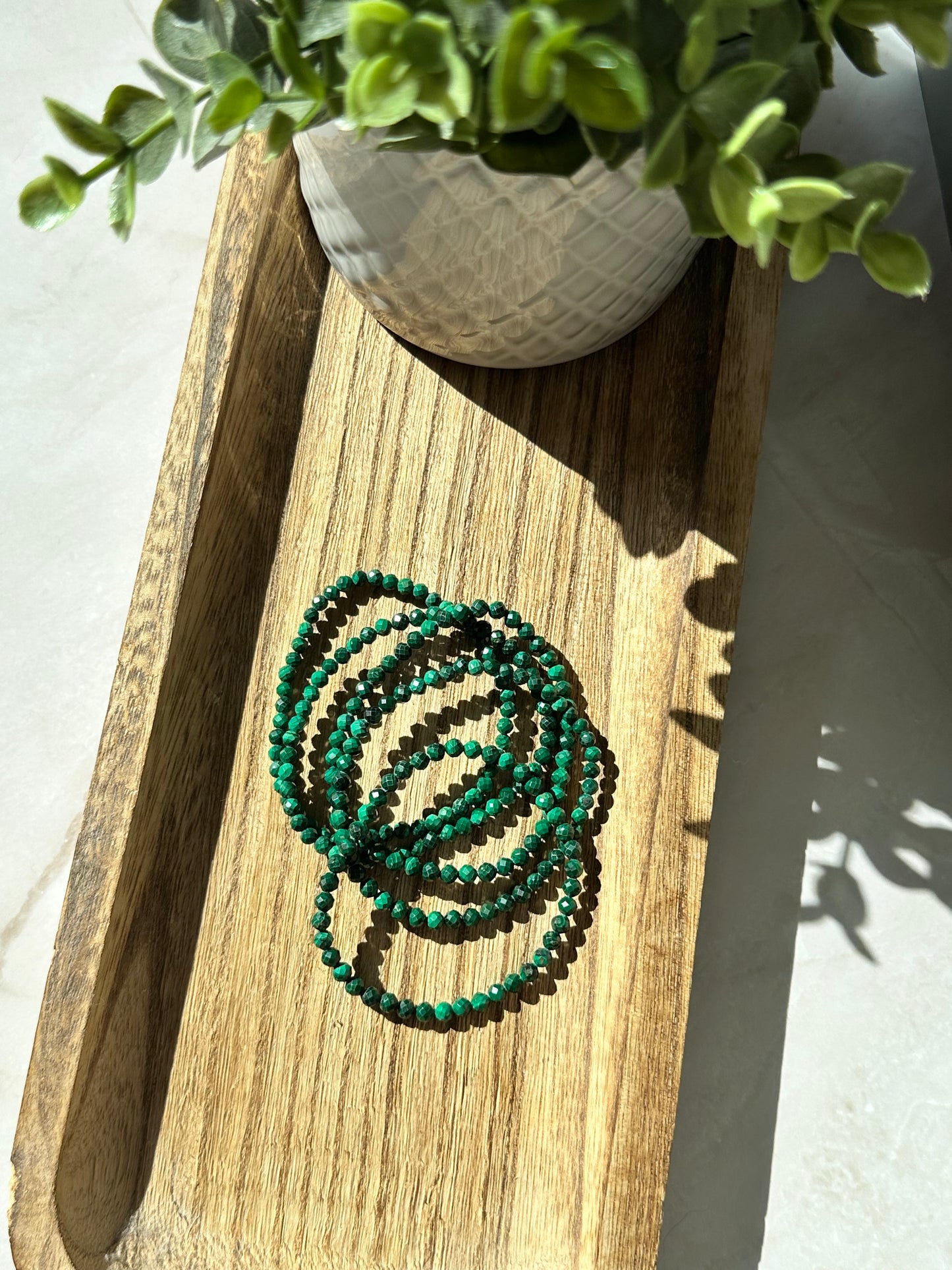 Malachite Multi-Faceted Bracelet