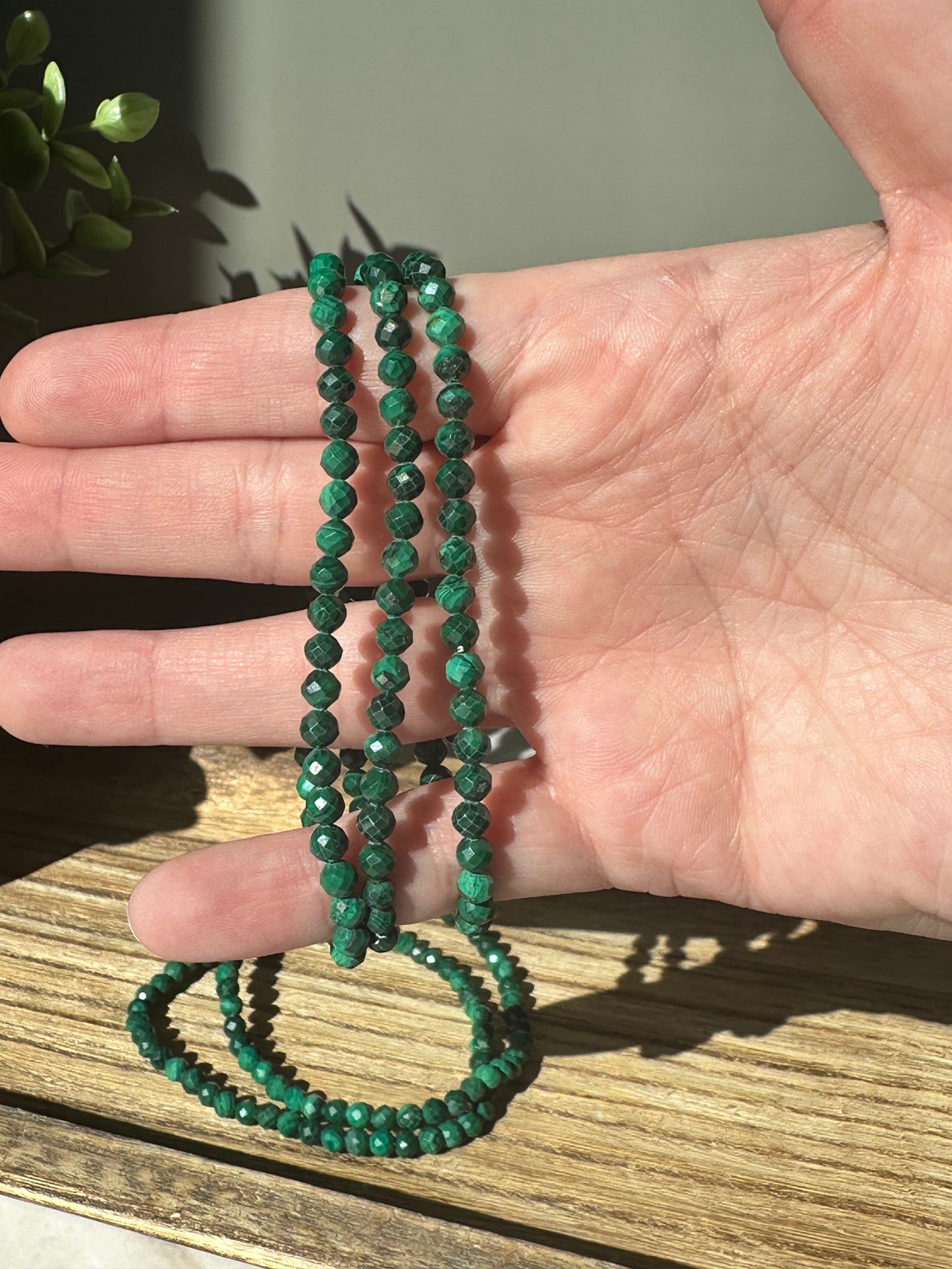 Malachite Multi-Faceted Bracelet