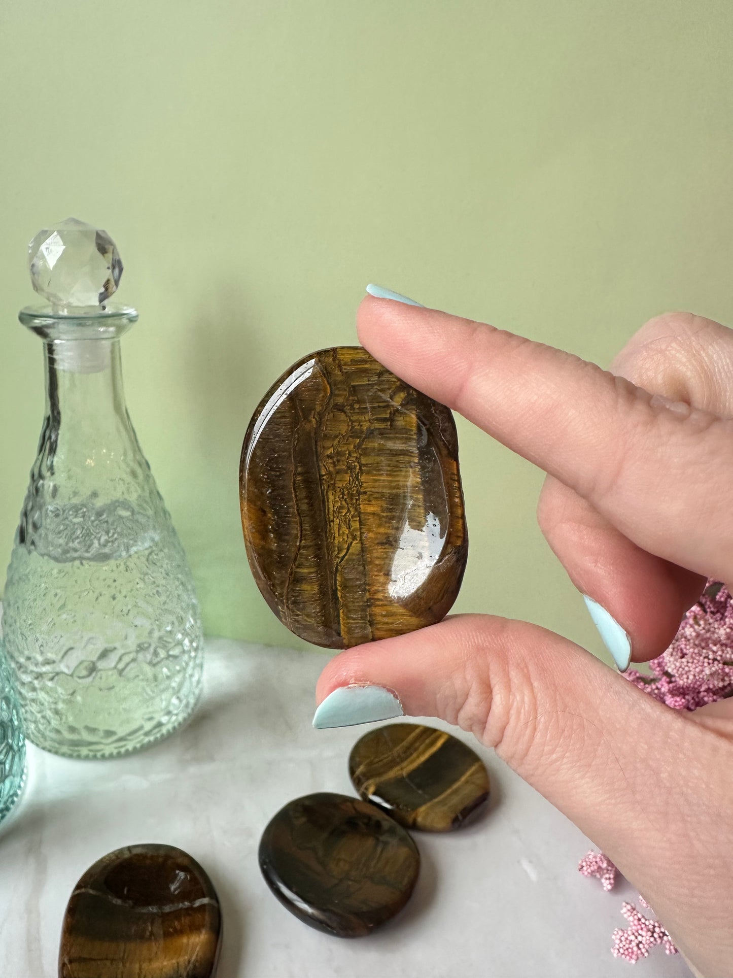 Tiger's Eye Worry Stone