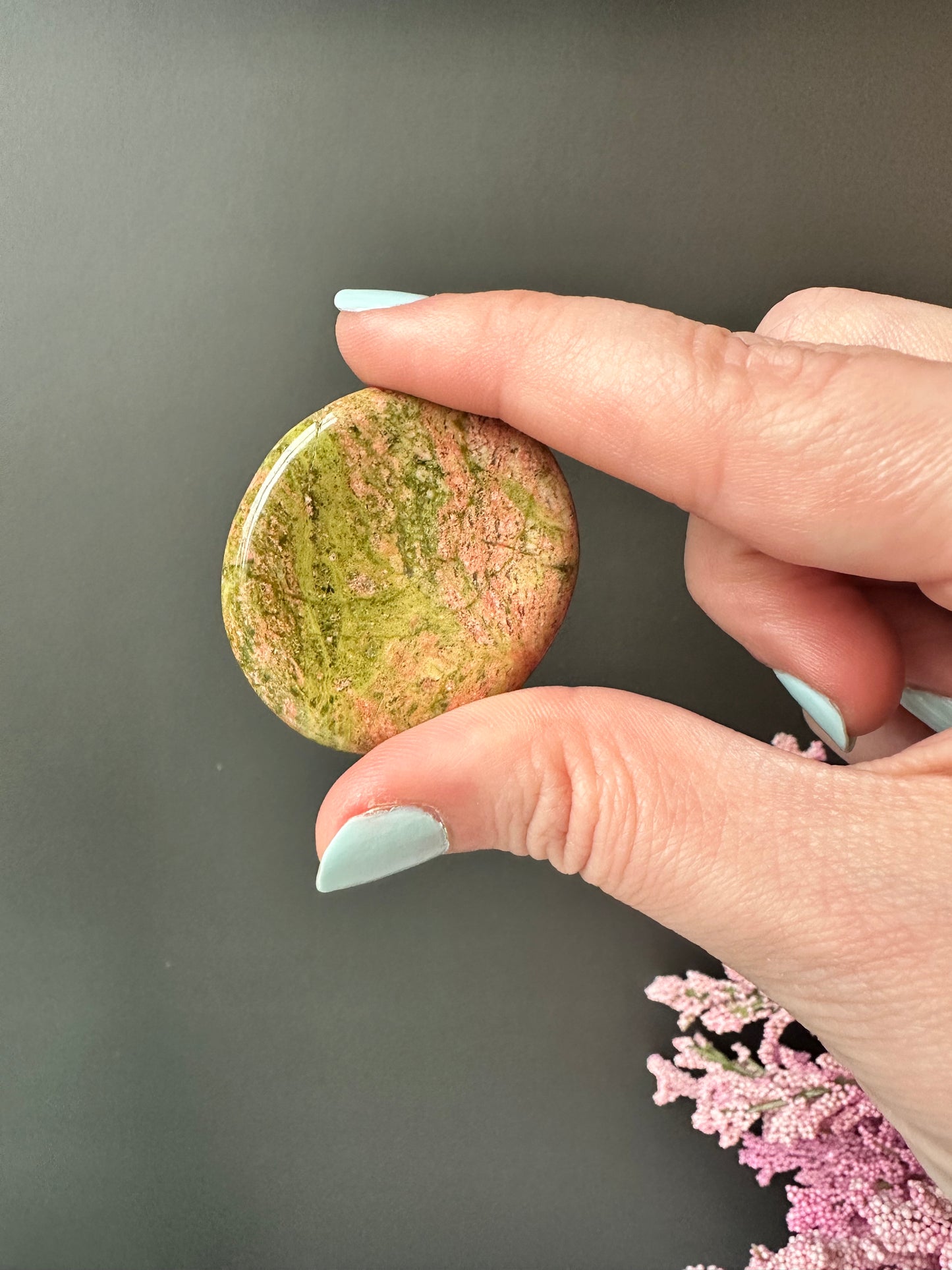 Unakite Worry Stone