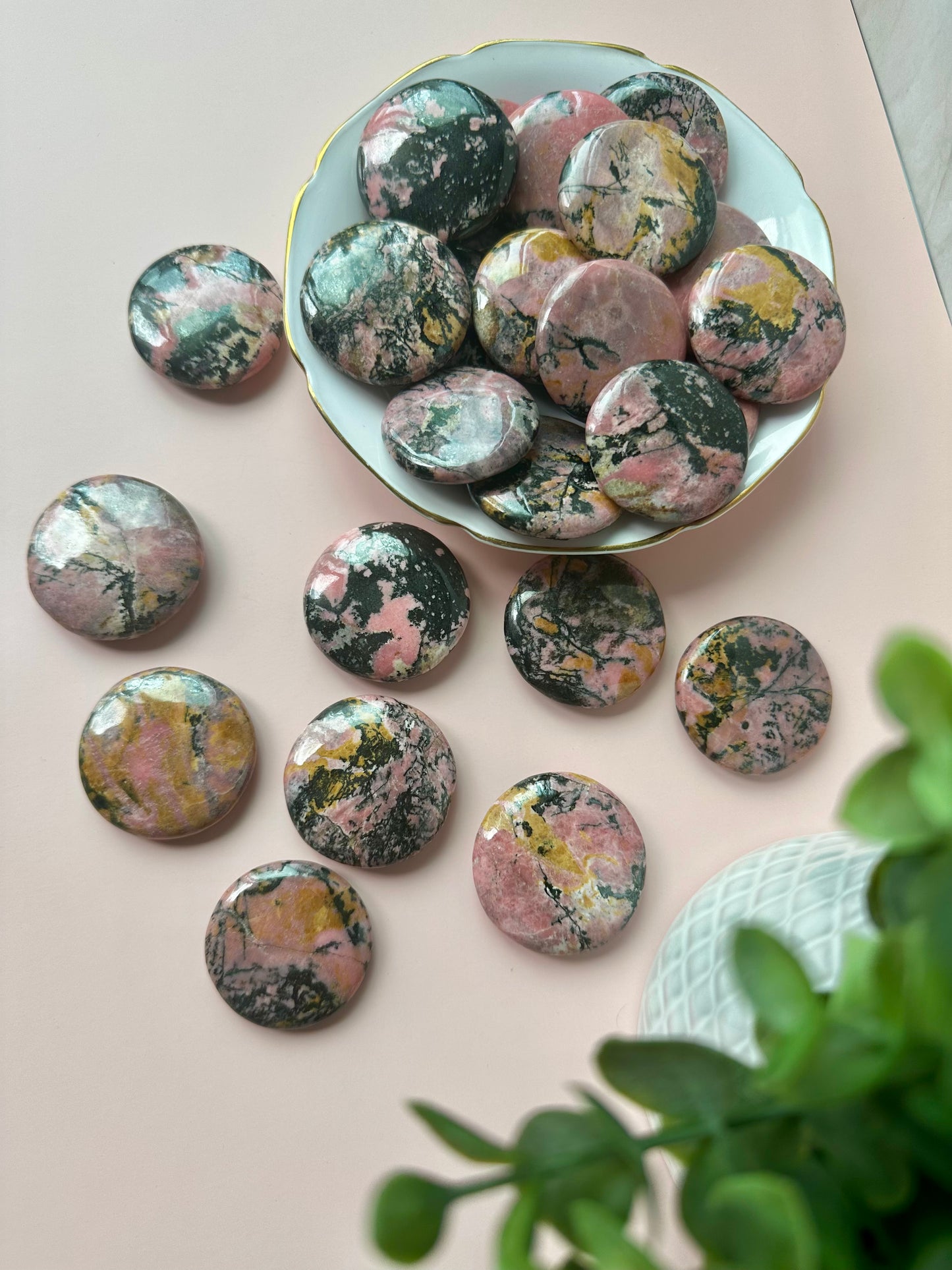 Rhodonite Flat - MEDIUM