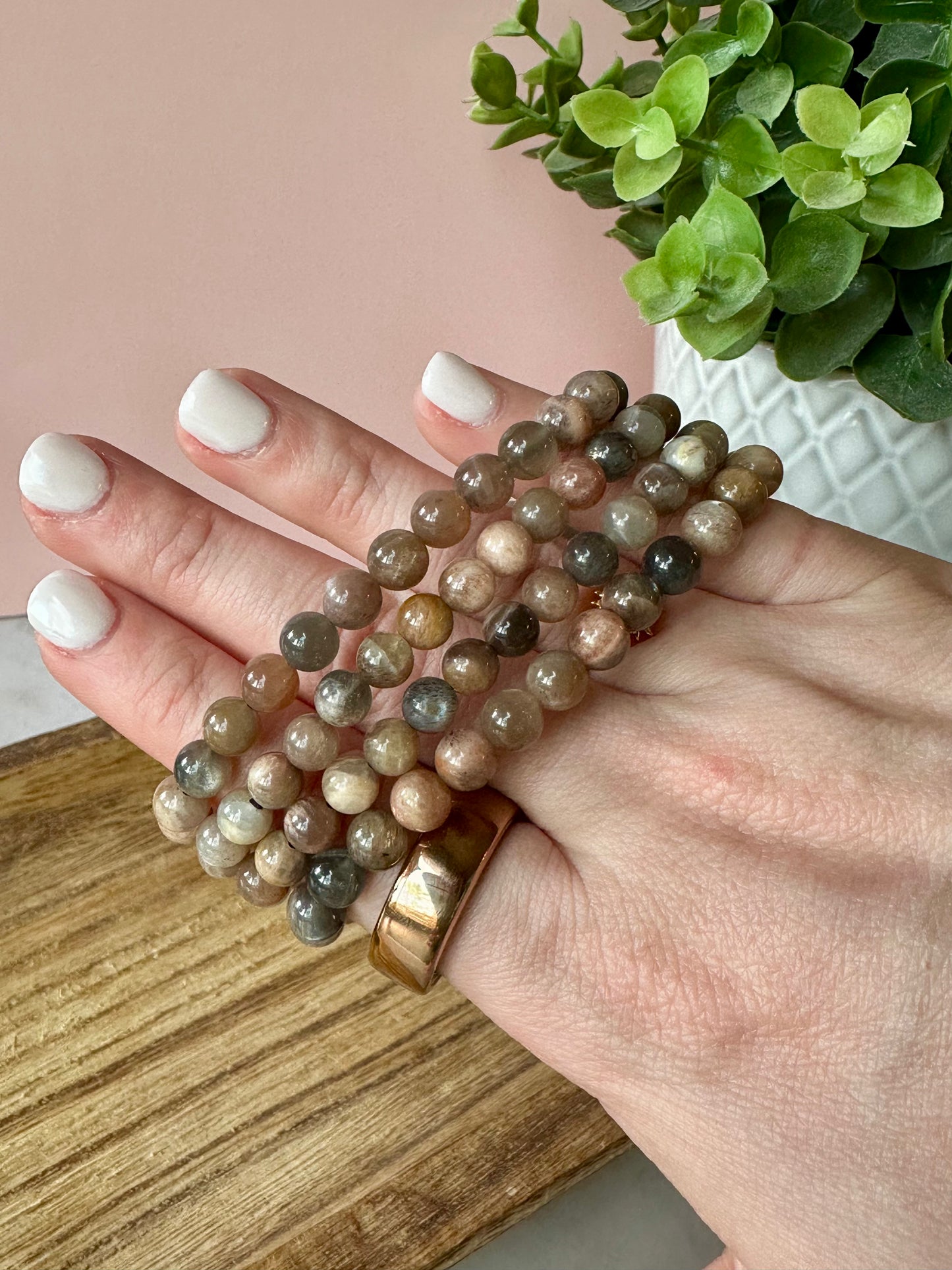 Black Moonstone Bracelet