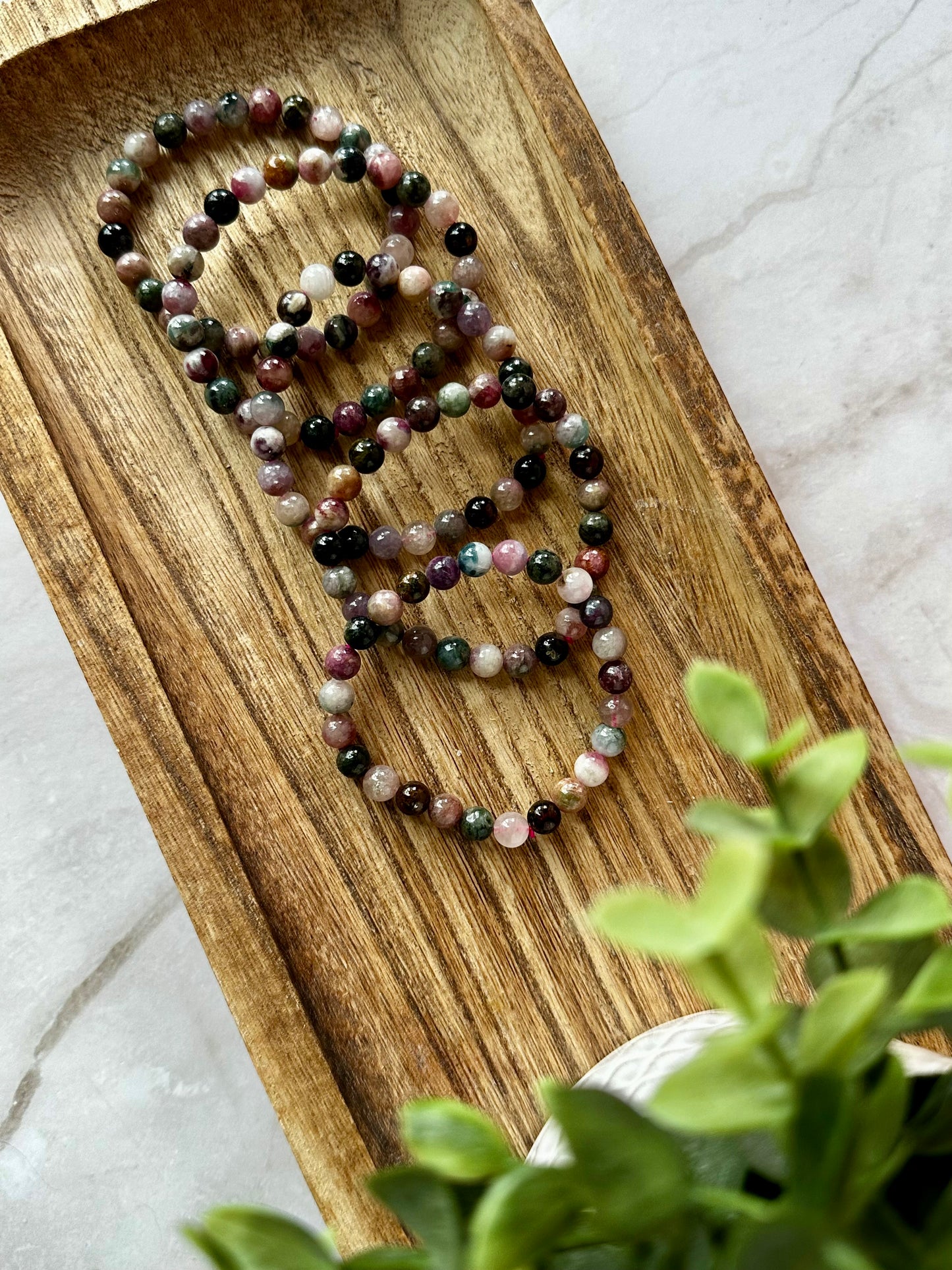 Watermelon Tourmaline Bracelet