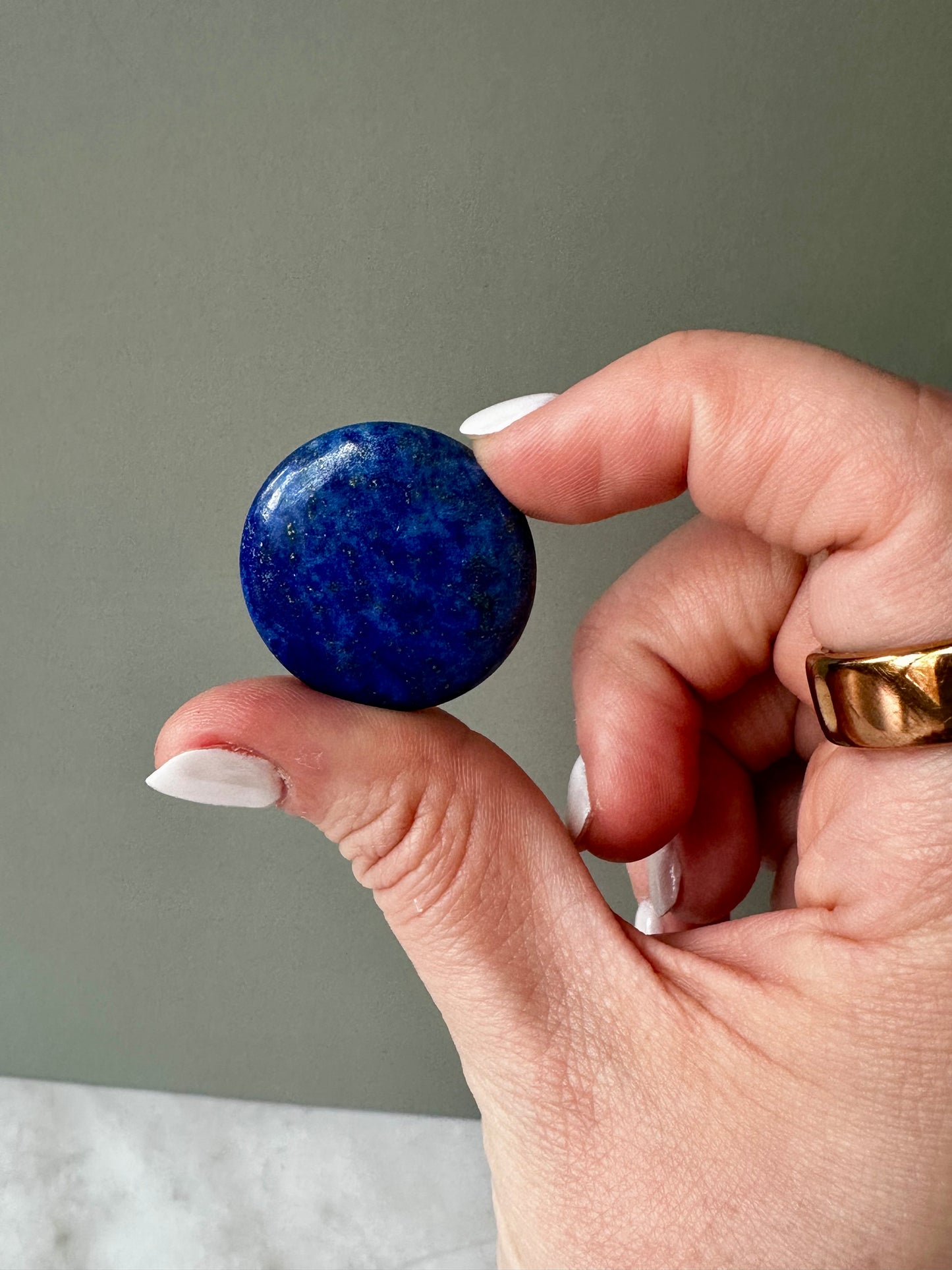 Lapis Lazuli Flat Stone - Mini