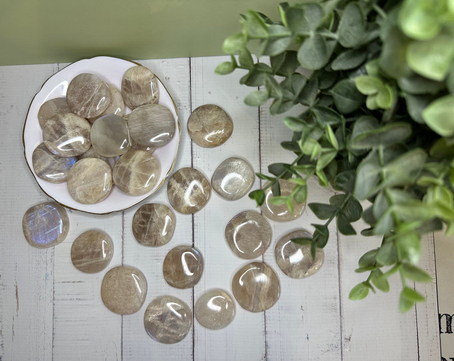 Moonstone Flat Stone - Small