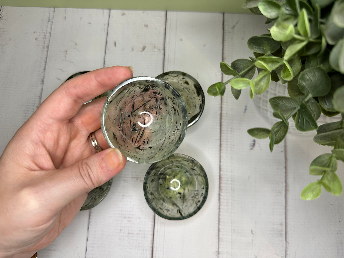 Prehnite With Epidote Mini Bowl