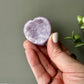 Lepidolite Heart Shaped Worry Stone