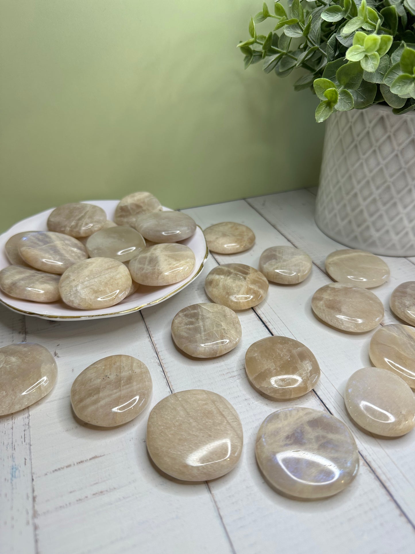 Moonstone Flat Stone - Small