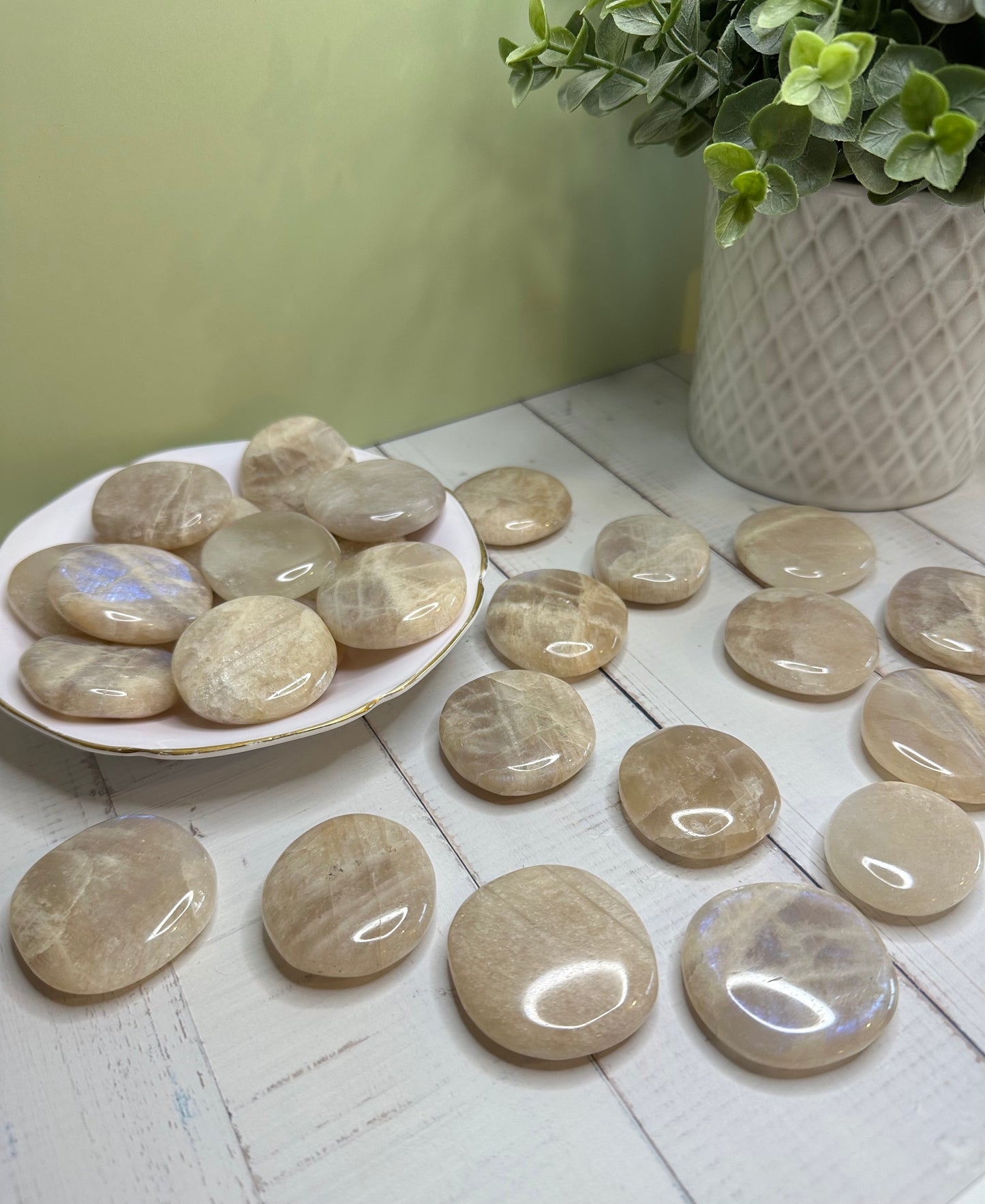 Moonstone Flat Stone - Small