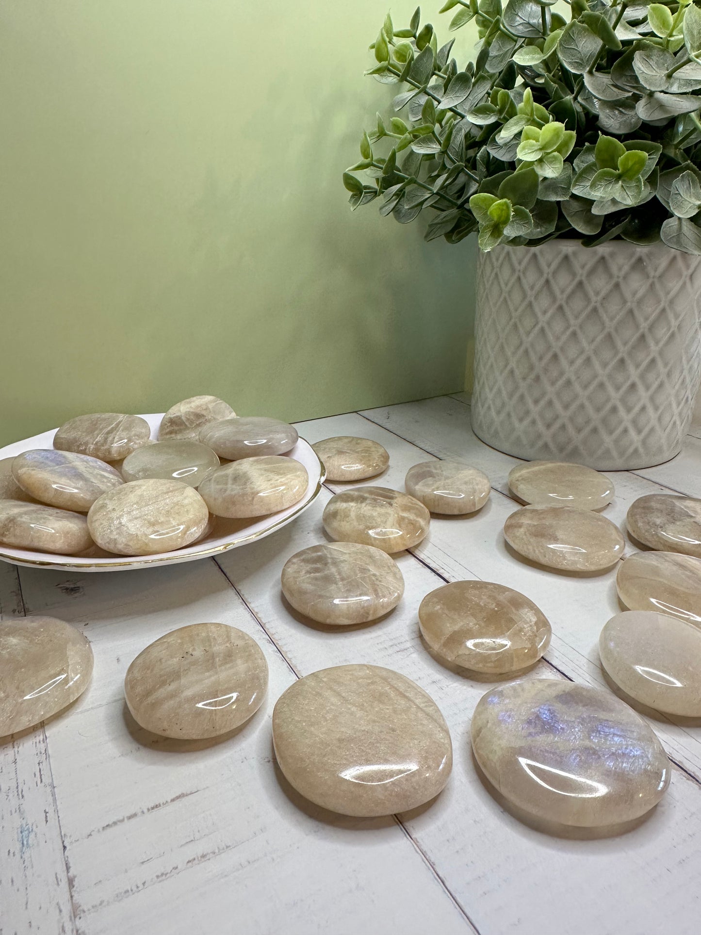 Moonstone Flat Stone - Small