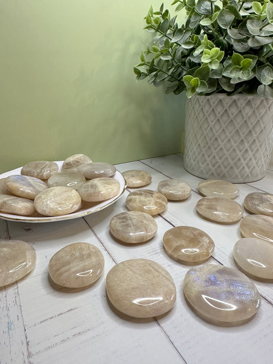 Moonstone Flat Stone - Small