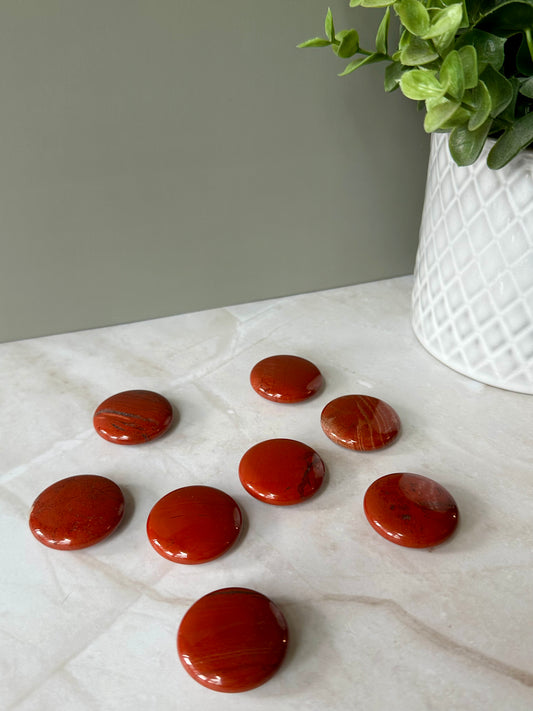 Red Jasper Flat Stone - Mini