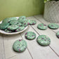 Ruby Fuchsite Flat Stone - Medium