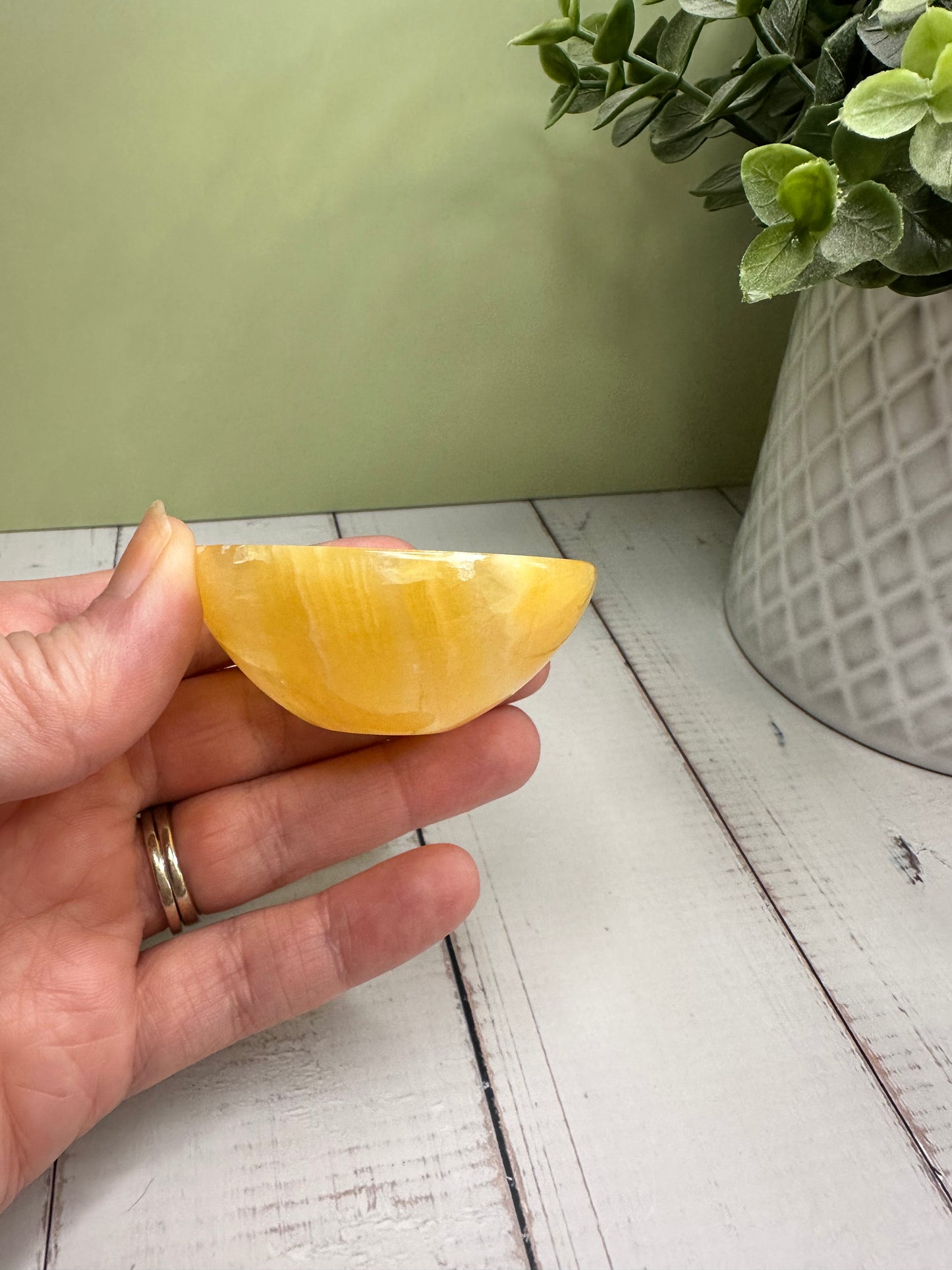 Orange Calcite Mini Bowl